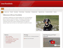 Tablet Screenshot of lisashundskola.nu